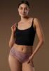 High-waisted Women's Briefs In a Small Wings Maxi Pattern Julimex