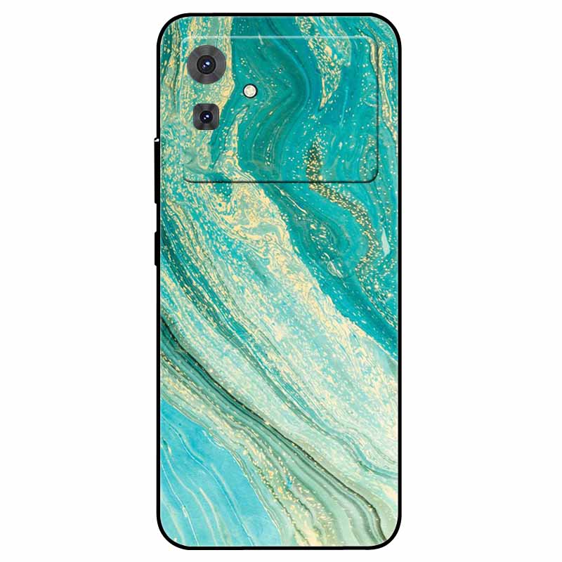 For Cubot Note 21 Case Flower Marble Silicon TPU Soft Phone Bag Cover for CUBOT Note 21 2023 COOL Printing Fundas for Note21