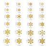 Christmas Snowflake Sticker Sands Glitter Holiday Party Decoration Gift Greeting Card Handbag DIY Winter Snowflake Sticker
