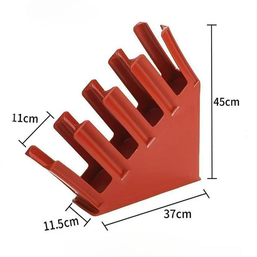 1PC Disposable Cup Holder Plastic Cup Storage Rack Dustproof Draining Inverted Rack for Coffee Tea Water Paper Cup Organizer