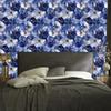 Ink Blue, Navy Blue and Light Gray Wallpaper 50x1000