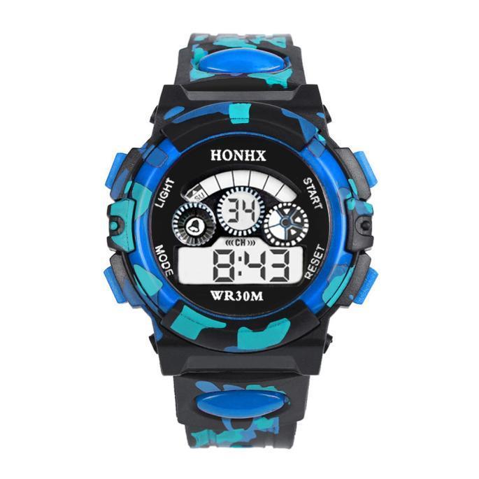 Outdoor Multifunction Waterproof Kid Child/Boy's Sports Electronic Watches Watch