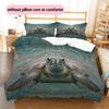 Cartoon Pattern Bedding Quilt Set Quilt Cover Pillowcase Home Decoration Birthday Gift (1 * duvet cover + 2 * pillowcase, without core)