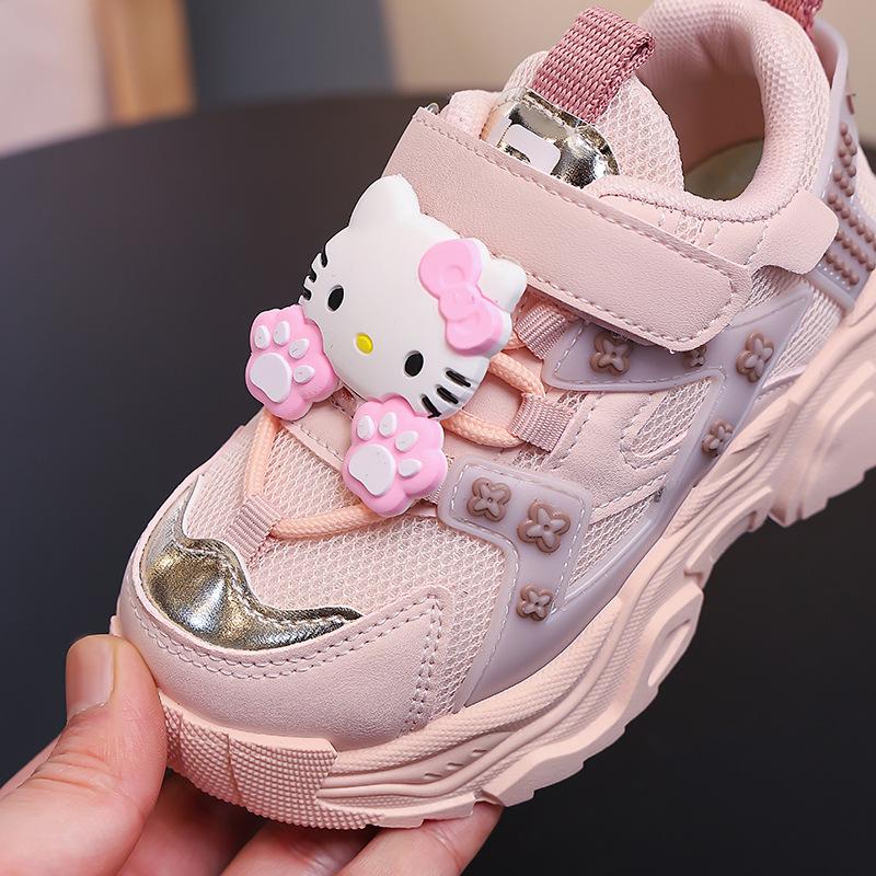 Hello Kitty Lightweight Breathable Running Shoes for Girls, Summer 2026 Edition