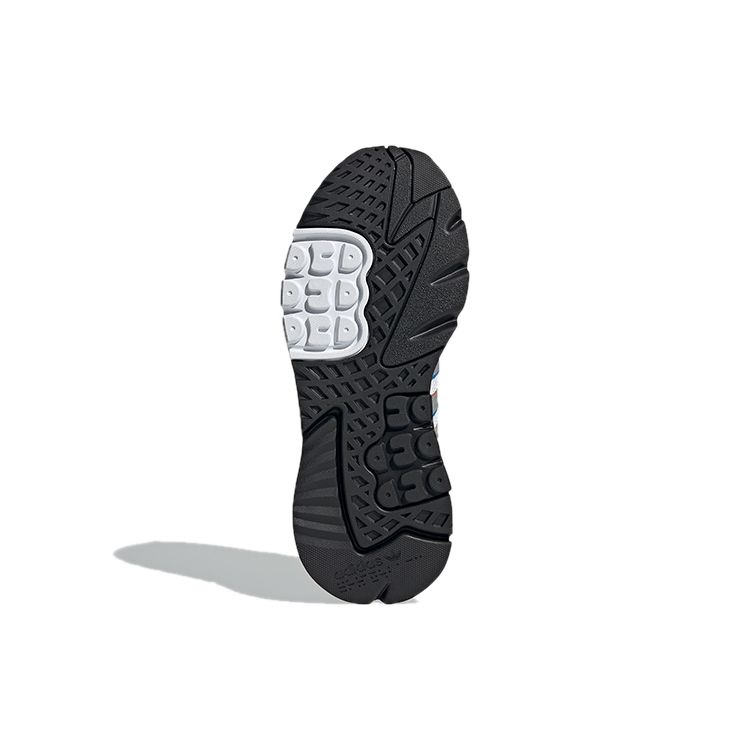 Adidas Originals Nite Jogger Fabric Sports Comfortable Durable Low-Top Lifestyle Casual Shoes Unisex Casual Shoes White Black H01719