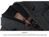 2025 Men's Mid-Length Woolen Down Jacket with Scarf Collar for Autumn/Winter