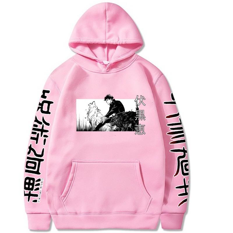 Megumi Fushiguro Jujutsu Kaisen Men's Hoodie Vintage Unisex Pullover Men Vintage Graphic Hoody Tops Oversize Clothing