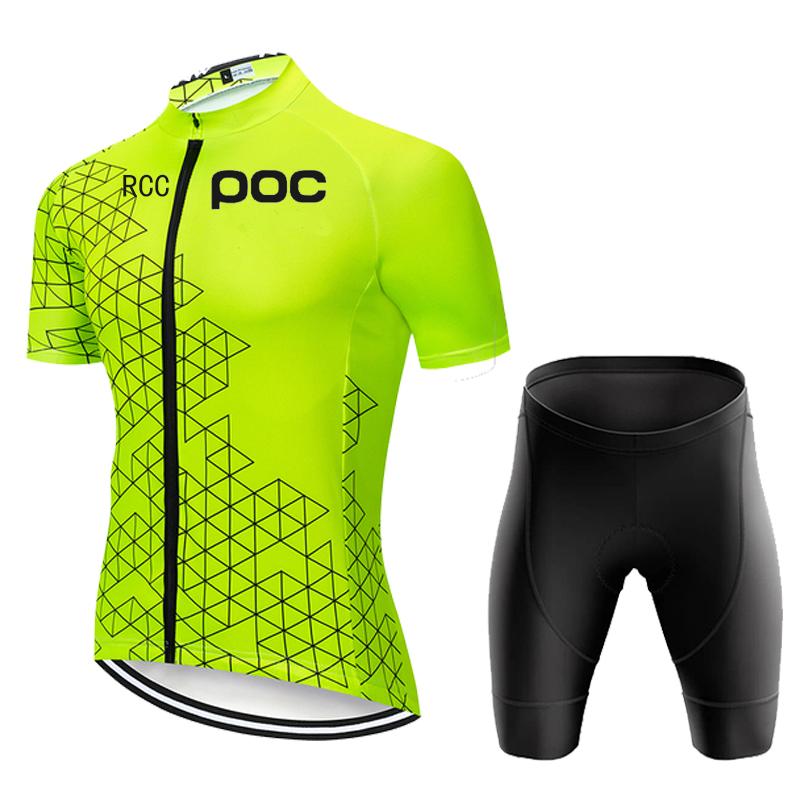Rcc Poc Cycling Jersey Set Zomer Heren Fietskleding Mountainbike Kleding Mtb Fiets Rijkleding Fietspak 2026