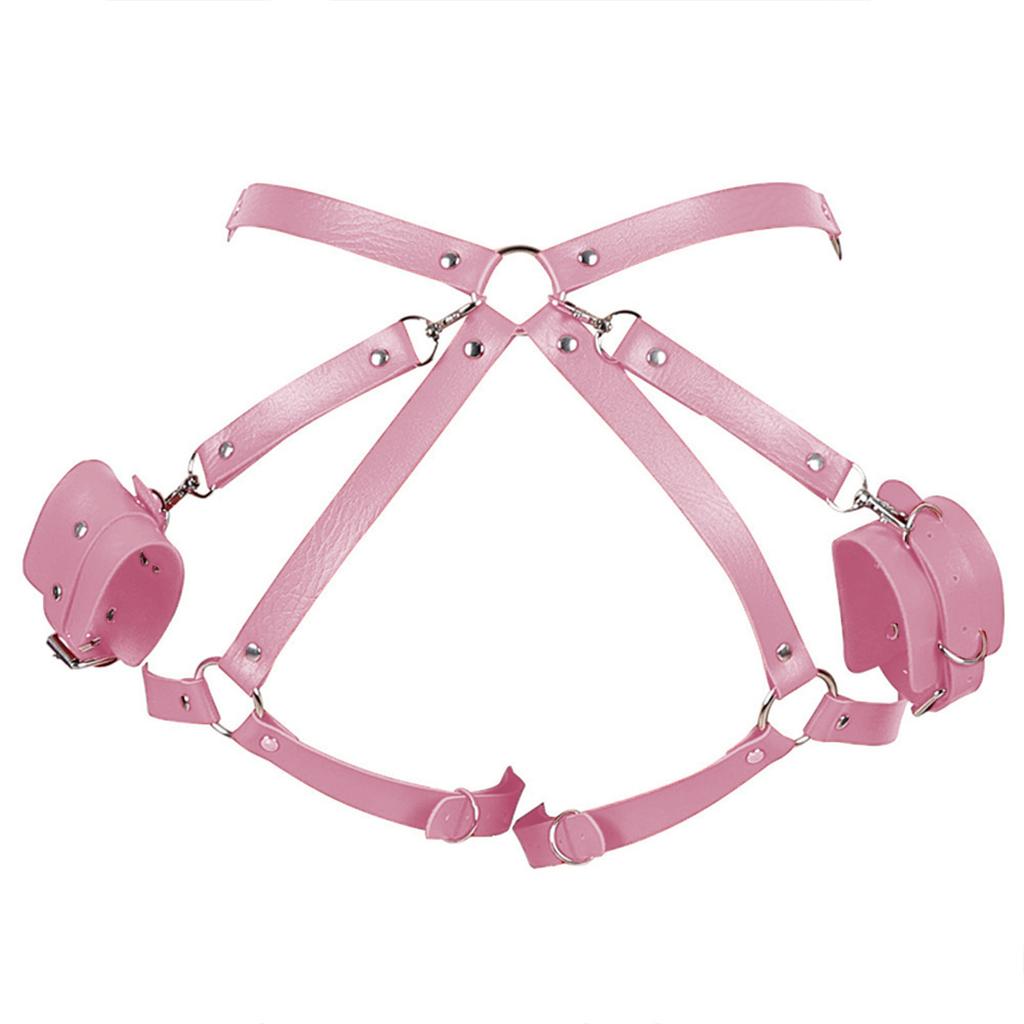 Sex Restraints Bondage  Toys PU Leather Adjustable Waist Strap Adult SM Games Sex Toys for Men Women Sex Bondage Toys