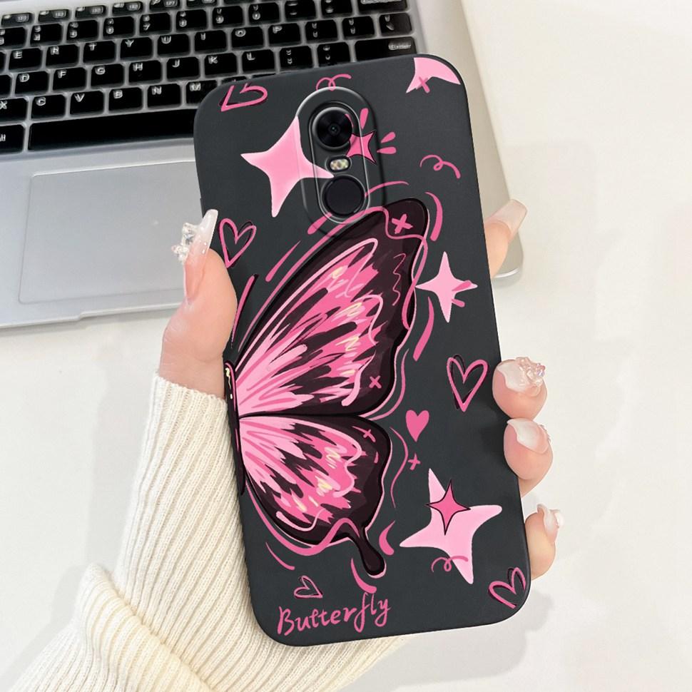 Husă Colorată cu Model Pentru Xiaomi Redmi 5 Plus Note 5 Subțire Huse din Silicon Moale Pentru Redmi5 Plus (Redmi Note5) Coperta Coque