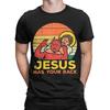 Novelty Jesus Has Your Back Brazilian Jiu Jitsu T Shirt Unisex Cotton Short Sleeve  Crewneck Summer Tops Shirts