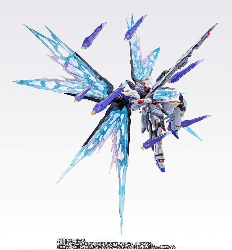 BANDAI METAL BUILD Strike Freedom Gundam Wings of Light Option Set SOUL BLUE Ver.