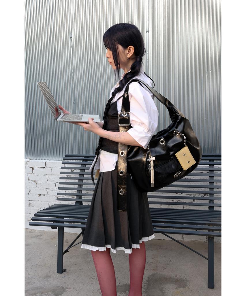 For Appeal Carry All Large Hobo Bag Black