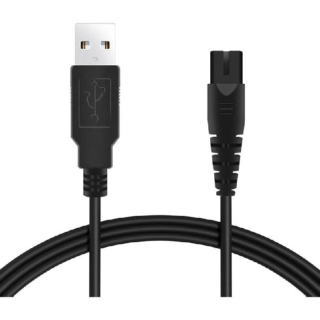 USB-кабель для зарядки ирригатора полости рта, портативный беспроводной ирригатор, сменный кабель, совместим с Nicwell Fairywill Aquasonic Nicefeel Black 1 Pcs