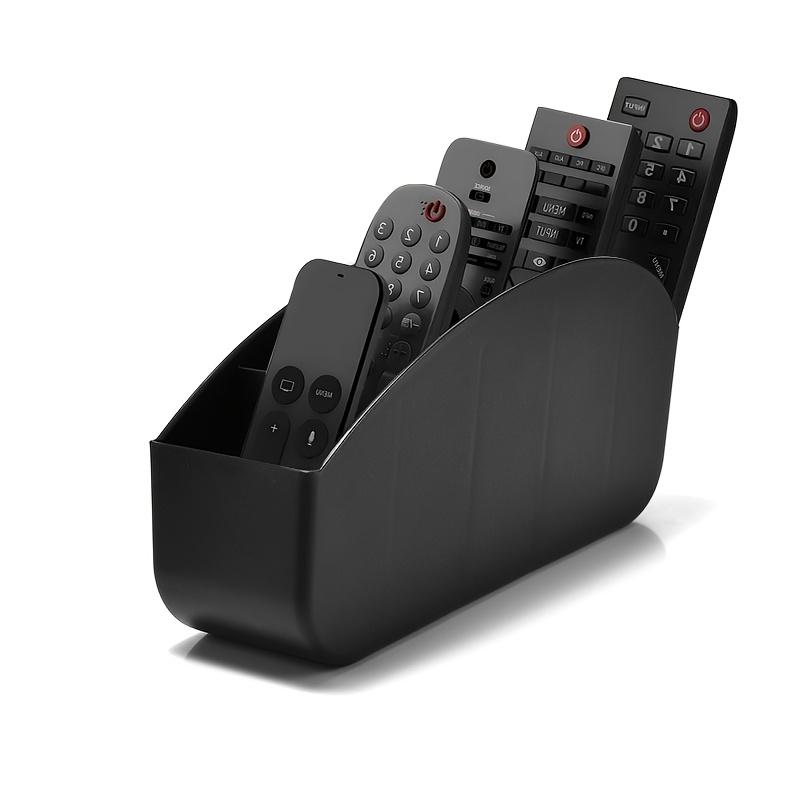 1pc 5 Compartments Remote Control Holder, Plastic Storage Box Organizer for TV, Glasses, Pens, Desk & Living Room Storage Boxes