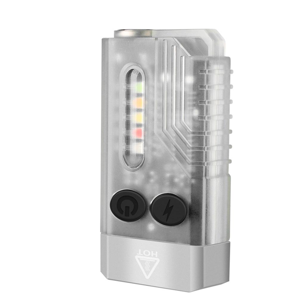 Tragbare LED-Taschenlampe mit 365 nm UV-Licht. Multifunktionale Schlüsselanhänger-Taschenlampe, magnetisches Arbeitslicht