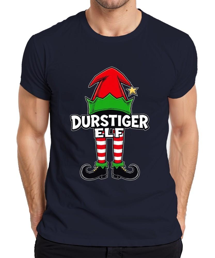 Thirsty Elf Funny Christmas Gift Xmas Party Elves Unisexs Tshirt S
