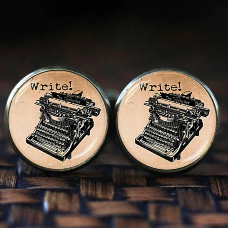 Buy Old Typewriter Cufflinks ,Vintage Typewriter Cufflinks ,Writer Cufflinks at affordable