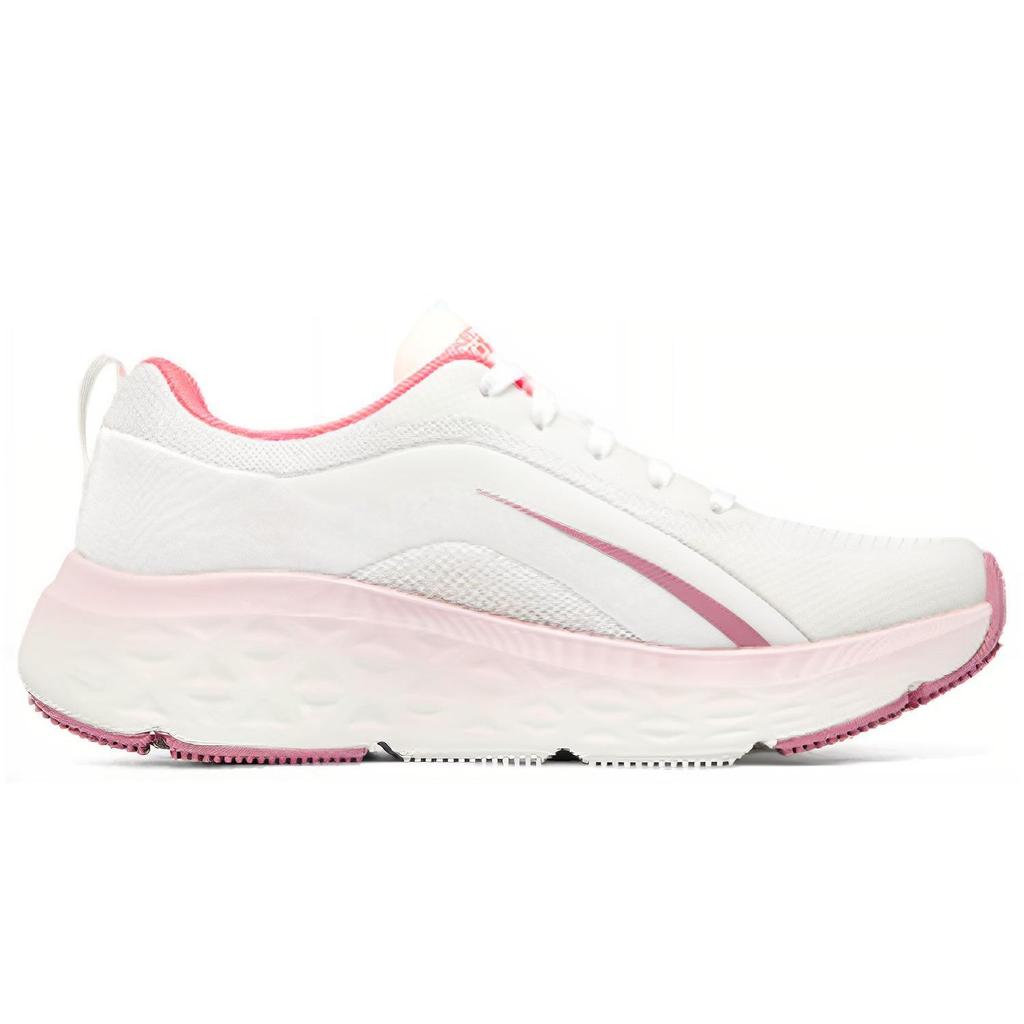 Skechers Go Run Bequeme Low-Top Laufschuhe Damen Sneaker Weiß Koralle 129121-WCRL