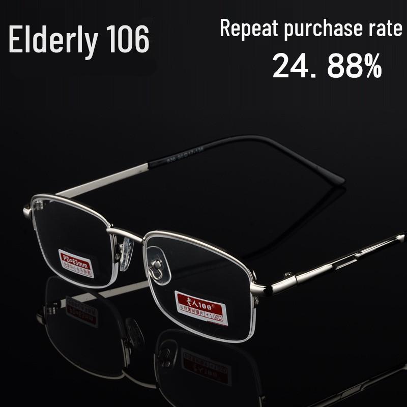 Folding Dual-Focus Anti-Blue Light Reading Glasses for Men & Women 