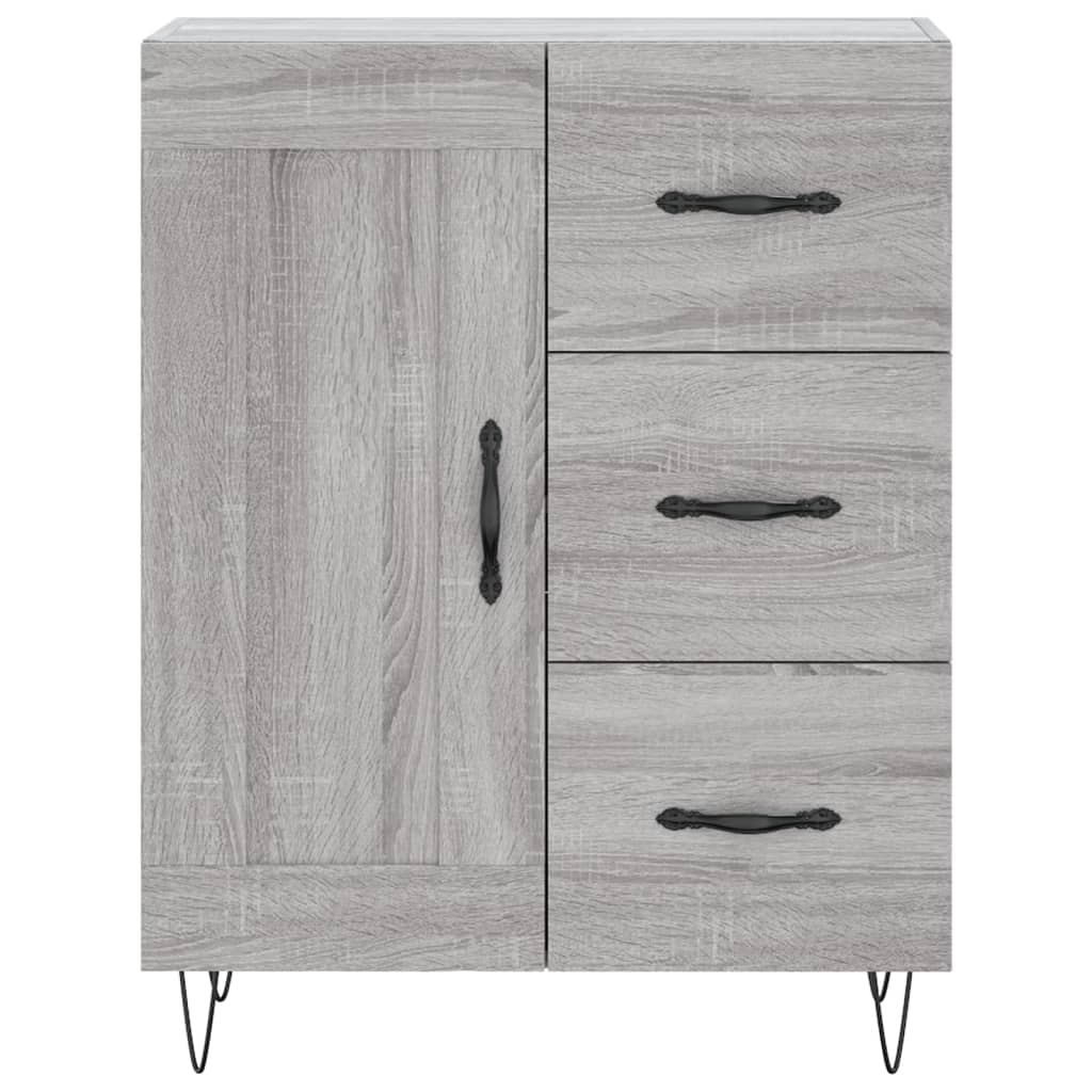 Highboard Gray Sonoma 69.5 x 34 x 180 cm Particleboard