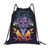 Custom EVA Evangelions Drawstring Bags for Shopping Yoga Backpacks Women Men Manga Sports Gym Sackpack