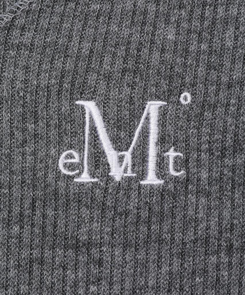 MUCENT Viage Slim Fit V-Neck Damaged Ribbed Long Sleeve Tee (6 Colors)