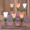 Tulip Nightlight Bedside Lamp Desk Accessories Bedside Atmosphere Light Home Decoration Photo Props Birthday Decoration
