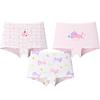 Jiusuiban Girls' Antibacterial Cartoon Cat Boxer Briefs