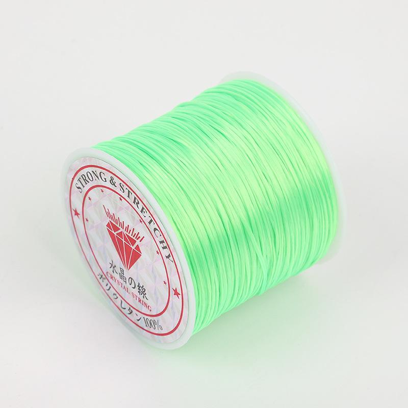 50M Pružná Elastická Korálková Nit Šňůra Struna pro DIY Výrobu Náramků a Šperků