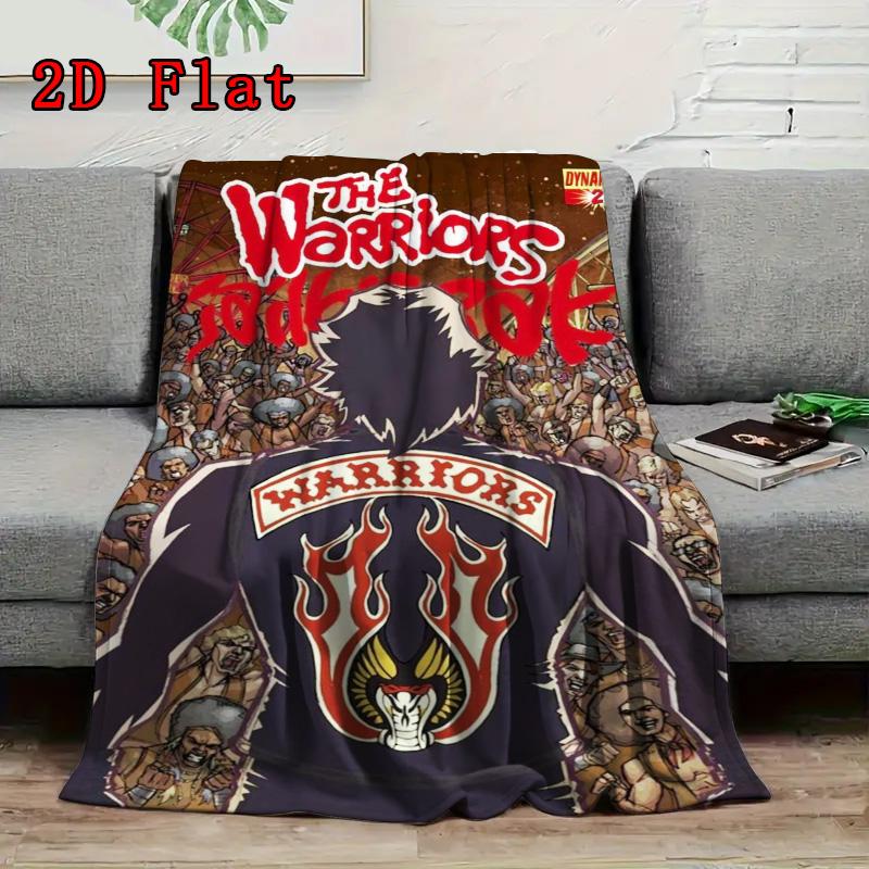 The Warriors 2D Flat Pattern Flannel Blanket High Quality All Seasons Warmth and Comfort Perfect for Christmas Gifts.NMT0928166