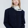 WNDERKAMMER Waffle Scarf_Light Yellow