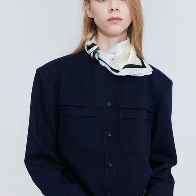 WNDERKAMMER Waffle Scarf_Light Yellow