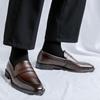 Mode 2024 Marke Herren Klassischer Loafer Bequemer Mann Atmungsaktiv Fahrt Flachleder Laufschuhe Slipper Businessschuh Hochzeitsschuhe