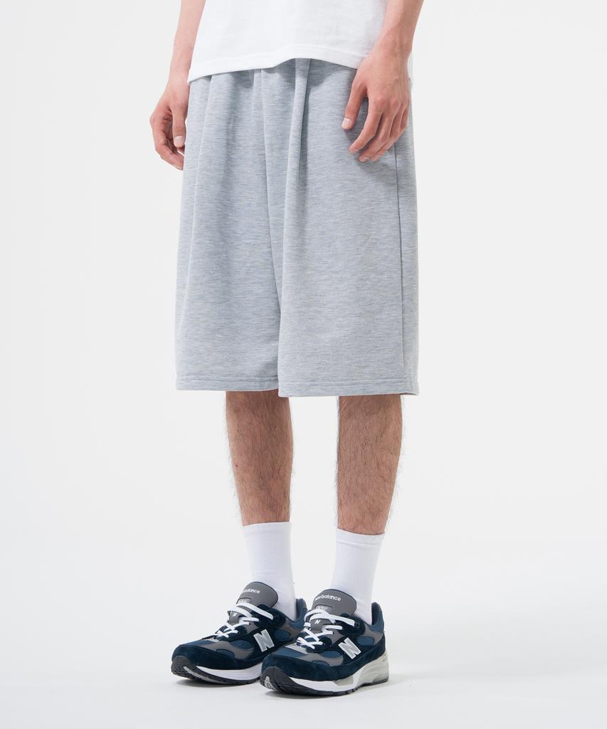 Descheuis Lightweight One-Pleat Bermuda Sweatpants Grey