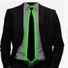 New Adjustable Light Up Neckties LED Luminous Props Funny Gift LED Light Up Tie Flashing Luminous Colored Ties Bar Party