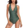 Women Solid Bikini Sexy Bodysuit Swimwear Backless Swimsuit Bathing Suit