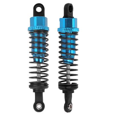 2PCS 116 Remote Control Car Metal Shock Absorber Damper for 1:16 RC Car 70mm Blue