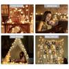 Serial String Lights - 14 LED Crystal Star, 10 Feet Lights for Home,Mandir,Pooja Room, Deepawali & Diwali Decoration, Christmas Tree Decoration