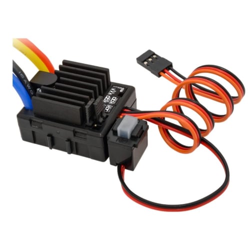 Hi-Tec HT60 (Deans T-Plug Connector) Waterproof Brushed Motor ESC 61170 Amplifier Brushed Motor Speed ??Controller for RC Cars, 1/10, 1/12, 1/16 Scale