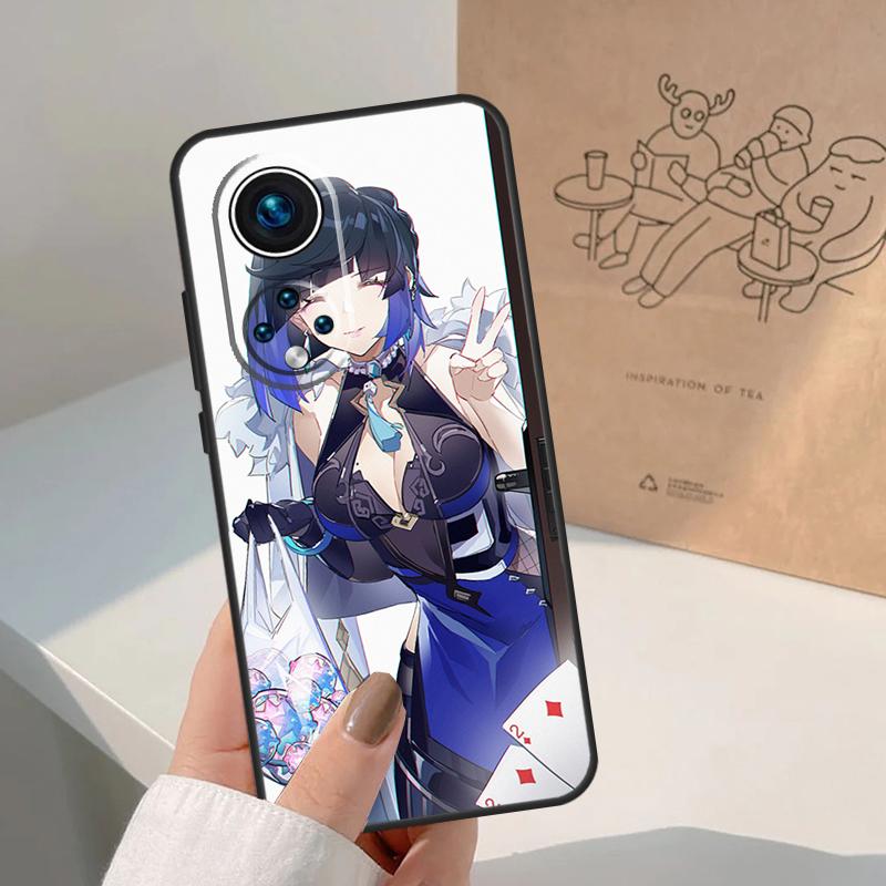Yelan Genshin Impact For Honor Magic 8 Pro 7 6 5 Lite Case For Honor Win RT 200 400 50 70 90 X8b X9a X9b X9c X9d