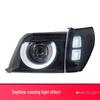 Toyota Old Prado LC90 Defender-Style Headlight Assembly: LED Daytime Lights & Bi-Beam Projector