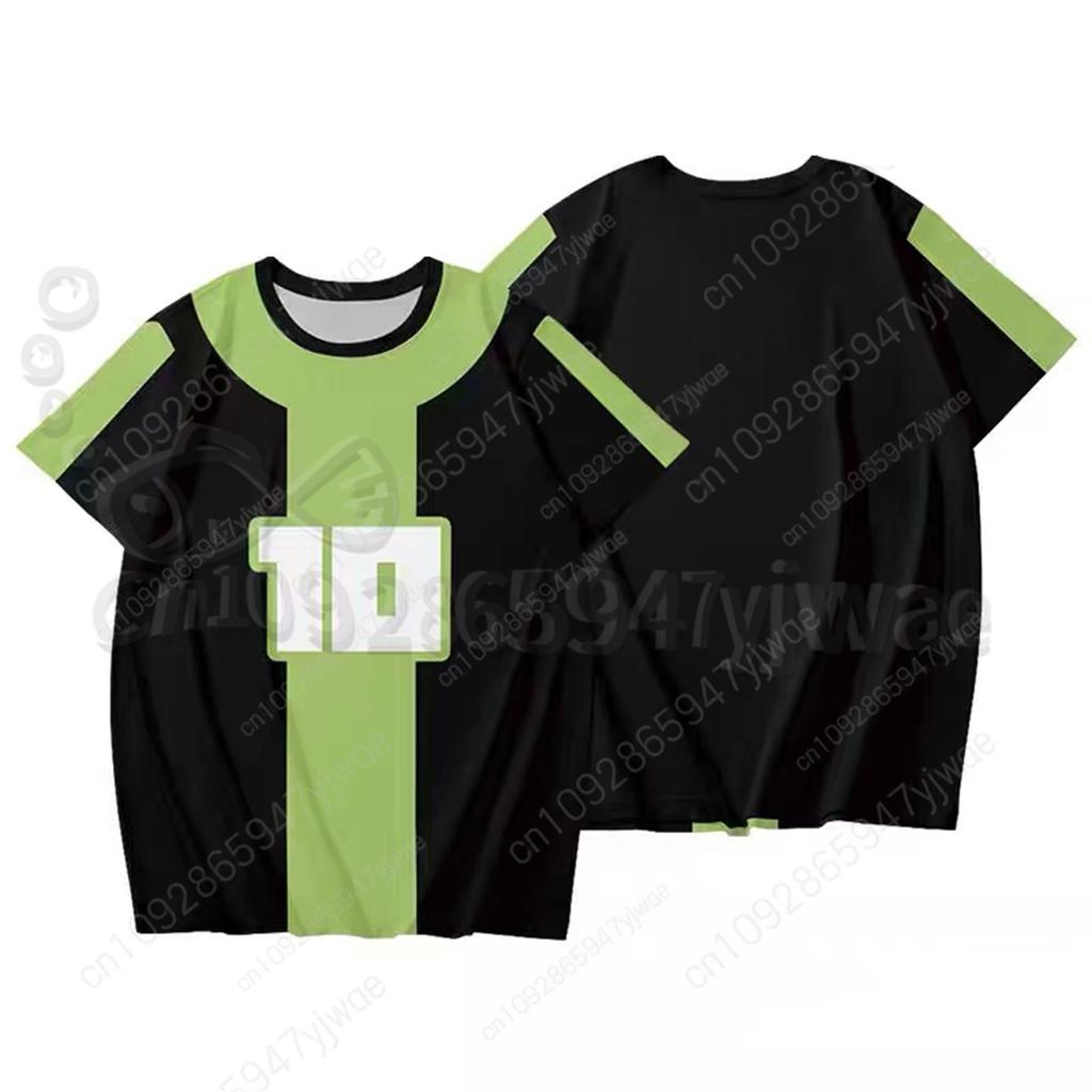 Tricouri Cosplay Omnitrix Ben10 Anime American cu Imprimeu 3D Ben Tennyson pentru Copii Cartoon Mânecă Scurtă Vară Harajuku Topuri Y2k