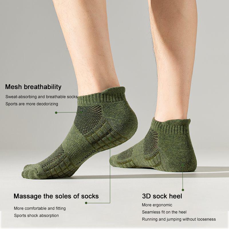 Meias de Verão Respiráveis para Homem Tendência Levantamento de Orelha Basquetebol Meias Curtas para Homem Absorção de Suor Meias Respiráveis de Verão