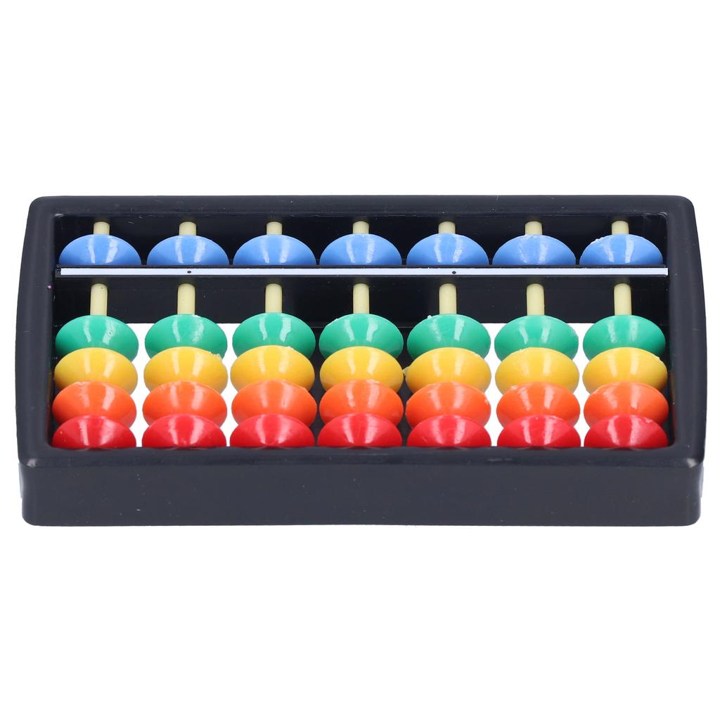 Abacus Exquisite Home Office Portable Colorful Bead Abacus Calculation Tool Educational Toy