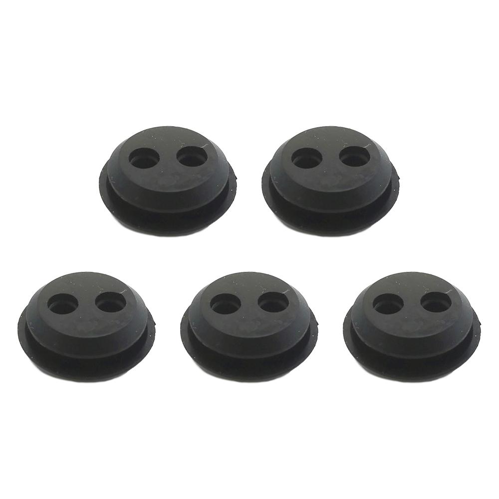 5/6pcs Rubber Grommet 2 Holes Fuel Tank Seal Grommet Fuel Tank Rubber Grommet Used for Hedge Trimmer Brush Cutters