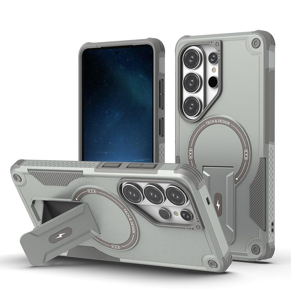 Magnetic Folding Bracket Case for Samsung Galaxy S26 S25 S24 Ultra Plus S25FE A56 A36 A26 A16 A17 A07 A06 A55 A35 A25 A15 Cover