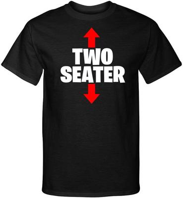 Two Seater Face and Bottom Seat Sexy Funny Adult Humor Graphic Tee Shirt