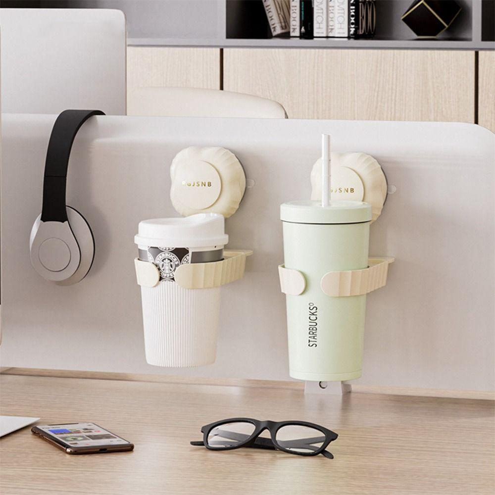 Gifts Suction Cup Cup Holder Portable Multifunctional Milk Tea Coffee Cup Holders Anti-tip Bedroom Cup Fixing Clip