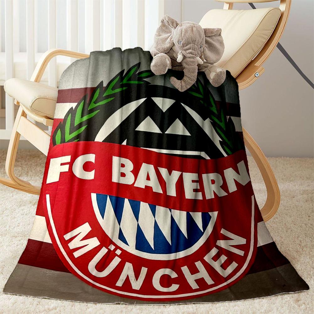 Bayern Munich Blanket Soft Warm Cozy Perfect for Chair Picnics Couch Four Seasons Multipurpose Stylish Decor Birthday Christmas Gift Blanket